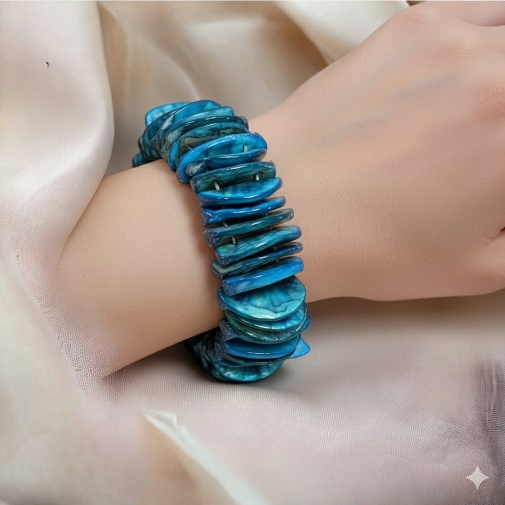 Blue Shell Bracelet